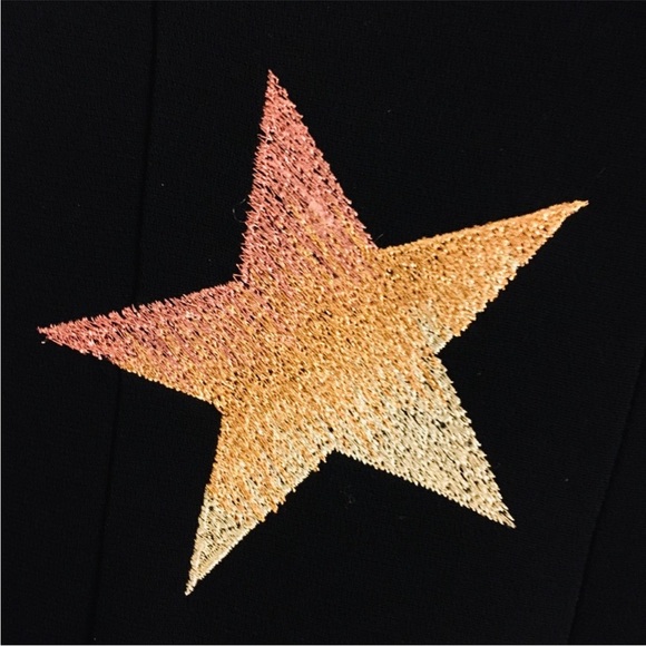 Cinq A Sept Lila Embroidered Star Black Blazer Jacket Size 2 New with tags - Picture 6 of 10